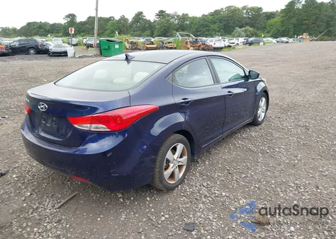 2013 Hyundai Elantra Gls из США, поврежденный, VIN 5NPDH4AEXDH270776